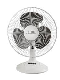 Small Table Fan In White Color By Lakewood Table Fan Oscillating Fans Fan
