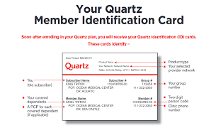 An insurance group number, if you have an. Quartz Member Type Determination Quartz