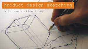 Product Design Sketching With Construction Lines Design Sketch Construction Lines Designs To Draw