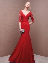 St Patrick 6622 Mermaid Cocktail Dress With Sweetheart Neckline Vestidos De Fiesta Vestidos De Encaje Vestidos De Noche Rojos