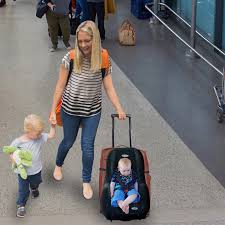 Traveling With A Car Seat On A Plane These Tips Will Be Crucial Airport Strollers Toddler Travel Traveling With Baby