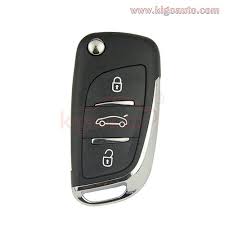 0536 Flip Key 3 Button 434mhz Va2 Blade For Peugeot New Remote Key Peugeot Key Remote
