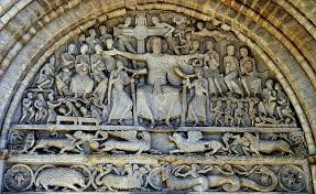 Timpano De La Portada Sur De La Iglesia Abacial De Saint Pierre De Beaulieu Sur Dordogne 1130 40 Arte Romano Iglesia Arte