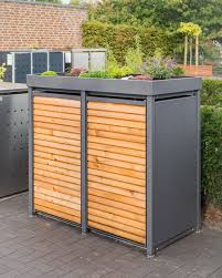 Mulltonnenverkleidung Mit Pflanzdach Aufbewahrung Aufbewahrung Garten Holz In 2020 Mulltonnenverkleidung Mulltonnenbox Mullhauschen