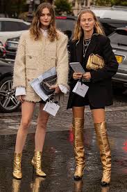 8 Boots Trends For Fall Winter 2020 From The Streets Of Fashion Week Chanel Street Style 2020 Fashion Trends Fashion Week