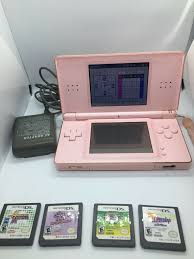 Download nintendo ds roms free from romsget.com. Nintendo Ds Lite Pink Handheld System Usg 001 Oem Charger 4 Games Ebay Nintendo Ds Pink Games Video Game Systems