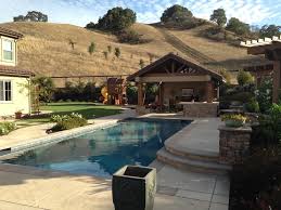 Swimming Pool Design With Landscape And Hardscape For Danville Home