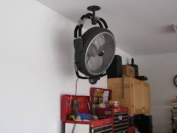 Garage Ceiling Fan Diy Garage Garage Workshop Cool Garages