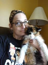 Agatha has been a good girl lately, so she has not had the bread head  again. Instead, she gets lots of lovin's. To be honest, I think she  preferred the bread head...