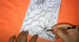 Cara Menggambar Batik Dibuku Gambar Yang Mudah Digambar Pemula Di 2020 Cara Menggambar Desain Gambar
