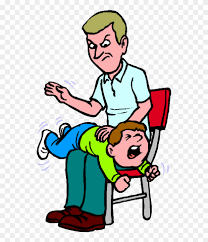 It Has Been Observed That A Child's Misbehaviour Is - Spanking Child Cartoon  - Free Transparent PNG Clipart Images Download
