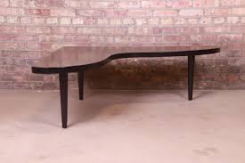 Lane acclaim mid century walnut & oak dovetail boomerang coffee table. Robsjohn Gibbings For Widdicomb Mid Century Modern Black Lacquered Boomerang Coffee Table Newly Refinished Liberty 33rd