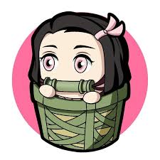 Kimetsu no yaiba series to characters. Wid Nezuko Chibi In A Basket Drawing Art Nezuko Facebook