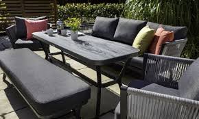 H45 x l50 x w40cm (9.2kg). Hartman Hartman Dubai 3 Seat Casual Garden Furniture Lounge Bench Set Xerix Aluminium Garden Furniture The Garden Furniture Company