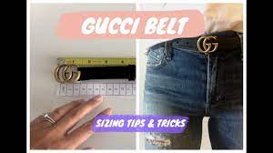 How to measure without a ruler or tape measure? Gucci Marmont Belt Sizing Tips Tricks Try On Youtube