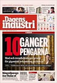 Dagens industri on wn network delivers the latest videos and editable pages for news & events, including entertainment, music, sports, science and more, sign up and share your playlists. Dagens Industri Prenumeration Tidningsbutiken Se