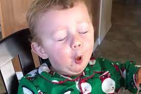 Baby Eating His First Piece Of Bacon Is Me On New Year S Day
