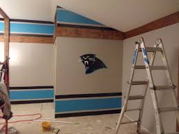 Carolina Panther Game Room Unfolds Football Rooms Home Decor Bedroom Bedroom Decor