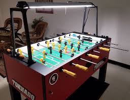 Table Light By Fooslight For Tornado Foosball Table Tornado Foosball Foosball Table Foosball