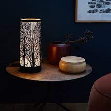 lampe moderne metal noir inspire forest leroy merlin lampe salon lampe lampe de chevet