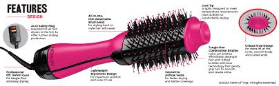 I show you all how i use the revlon hair dryer brush on my long hair and the results! Amazon Com Revlon One Step Hair Dryer And Volumizer Hot Air Brush Pink Beauty