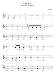 It's harder than you'd think. Abc Lied Alphabet Deutsch Sheet Music For Piano Solo Download And Print In Pdf Or Midi Free Sheet Music Musescore Com