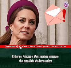 Princess of Wales receives alerting message