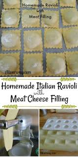 Homemade Italian Ravioli With Meat Cheese Filling Tutorial Recipe Homemade Pasta Recipe Ravioli Recipe Homemade Homemade Ravioli
