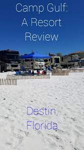 Florida S Emerald Coast Camp Gulf Florida Camping Florida Campgrounds Panama City Beach Florida