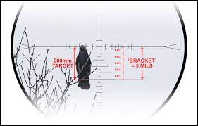 This is also the distance between the crosshairs and the first dot. Range Finding With Mil Bracketing Mtc Optics Designed By Shooters For Shooters