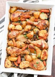 Chicken Legs And Potatoes Recipe With Vegetables Baked In The Oven With Minimal P Chicken Legs And Potatoes Recipe Chicken Drumstick Recipes Baked Chicken Legs