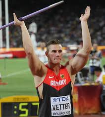 Vetter has a tattoo of an ancient greek javelin thrower on his back. Johannes Vetter Germany Javelin Sport Fit Mann