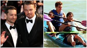 Leonardo dicaprio and his bff tobey maguire have been reportedly hitting the party scene just like old times. Best Buddies Leonardo Dicaprio Tobey Maguire Meet For Dinner Date With Families Entertainment News The Indian Express