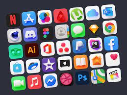New Caramel 3d Icons For Iphone 3d Icons Iphone Photo App Icon