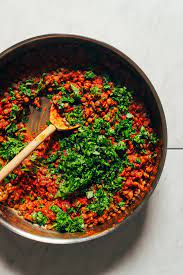 30 Minute Moroccan Spiced Lentils Minimalist Baker Recipes Recipe Spiced Lentils Vegan Lentil Recipes Green Lentil Recipes