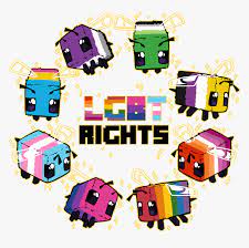 More images for minecraft bee green screen » Lgbt Rights Minecraft Bee Hd Png Download Transparent Png Image Pngitem