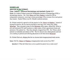 The irac method for briefing supreme court cases could also be added to curriculum for observing constitution. Business Law Respond In Irac Format Case Pollack Chegg Com