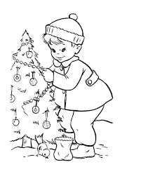 Bambino Che Addobba L Albero Disegni Da Copiare Pulcino Con Sacco Disegni Idee Per Disegnare Disegni Da Colorare