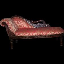 To put it simply, a fainting couch is essentially a form of daybed with a curvy wood frame and back that is raised at one end. Fainting Couch For Sale You Ll Love In 2021 Visualhunt