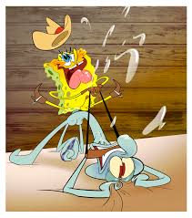 Discover the darker side of Bikini Bottom's residents - Spongebob x Squidward Rule 34