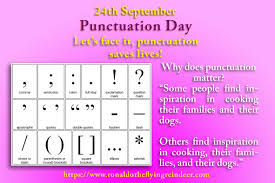 Today 24th Sept Is Nationalpunctuationday Punctuation Day Was Established To Help Reinforce These Lesson Double Quote Comma And Semicolon Elementary Schools