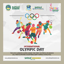 The world health organisation (who) and the international olympic committee (ioc) have joined forces for olympic day, and are encouraging people around the world to #beactive. Happy International Olympic Daysatluj Public School Satluj Public School