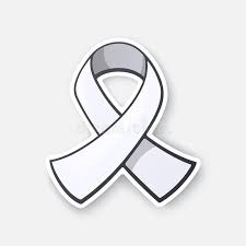 The use of ribbons as a symbol of support and solidarity has been a thing for some time. Vector Illustration White Ribbon International Symbol Of Awareness About Lung Cancer End Male Violence Against Women And Girls Stock Vector Illustration Of Disease Care 130994300