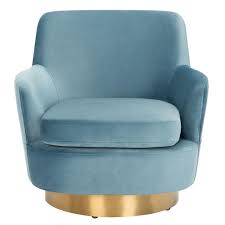 Make an offer on a great item today! Safavieh Accent Chairs Pyrite Sfv4731b Velvet Swivel Chair Light Blue Swivel From Alliance Furnishings