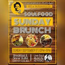 Many southern kids grow up eating fried chicken, macaroni and rethink the dinner plate. It S Here Soul Food Sunday Brunch Lucretia S Kitchen Facebook