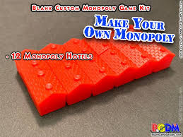Get some orange card stock. Blank Custom Monopoly Game Kit Personal Monopoly Custom Blank