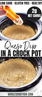Crock Pot Keto Queso Dip Recipe Queso Dip Recipes Low Carb Recipes Dessert