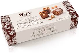 Belgian chocolate makers still use 100% cocoa butter. Noble Crispy Belgian Chocolate Cups 15g Dical House