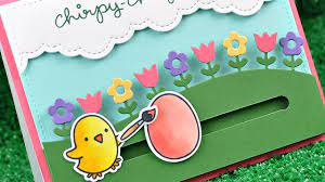This video shows how you can make a moving easter card with young children. How To Make An Interactive Slider Card Youtube