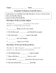 K5 learning pronouns worksheets on personal pronouns. I And Me Personal Pronouns Worksheet Pronoun Worksheets Transition Words Worksheet Linking Verbs